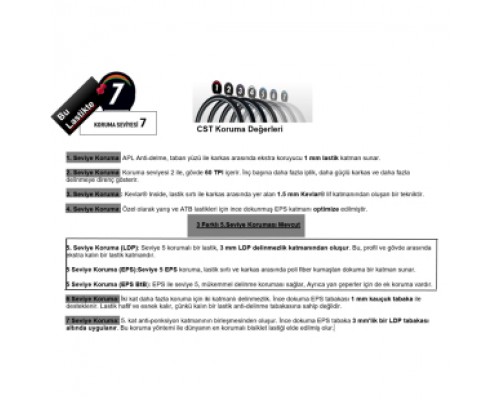 CST Dış Lastik 700X38C PLATINUM PROTECTOR 7 SEVİYE ZIRHLI CST Dış Lastik 700X38C PLATINUM PROTECTOR 7 SEVİYE ZIRHLI