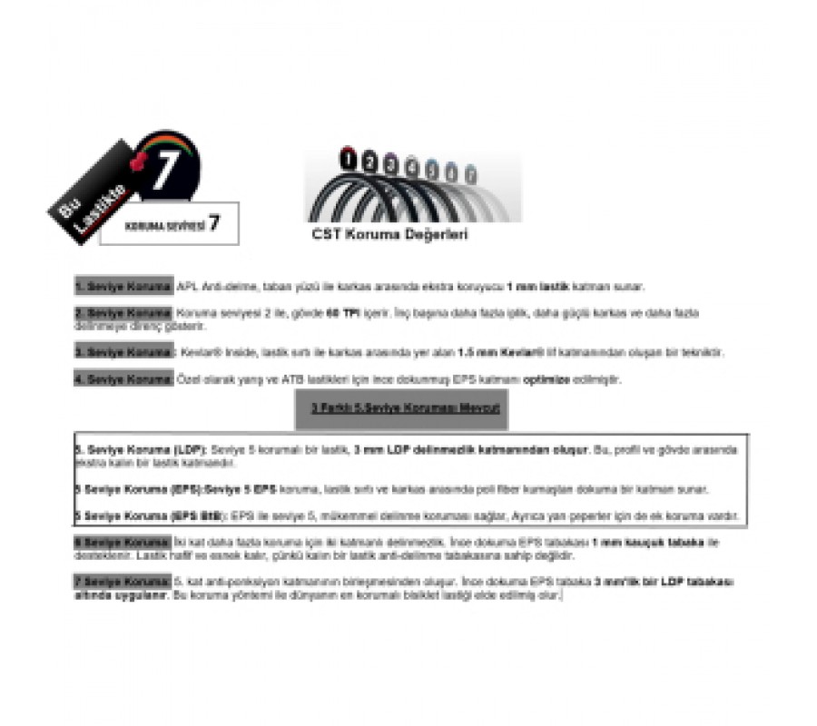 CST Dış Lastik 700X38C PLATINUM PROTECTOR 7 SEVİYE ZIRHLI