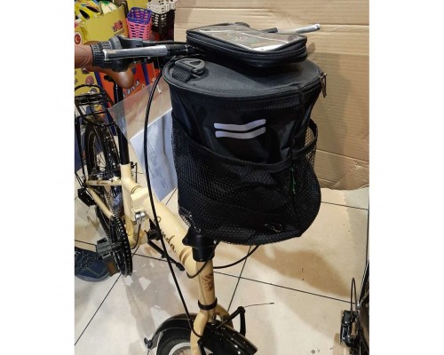 Katlanır Bisiklet  Gidon  Silindir  Çanta  ve Telefon Tutucu